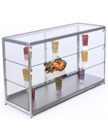 LED Counter Display Case and Foot Levelers