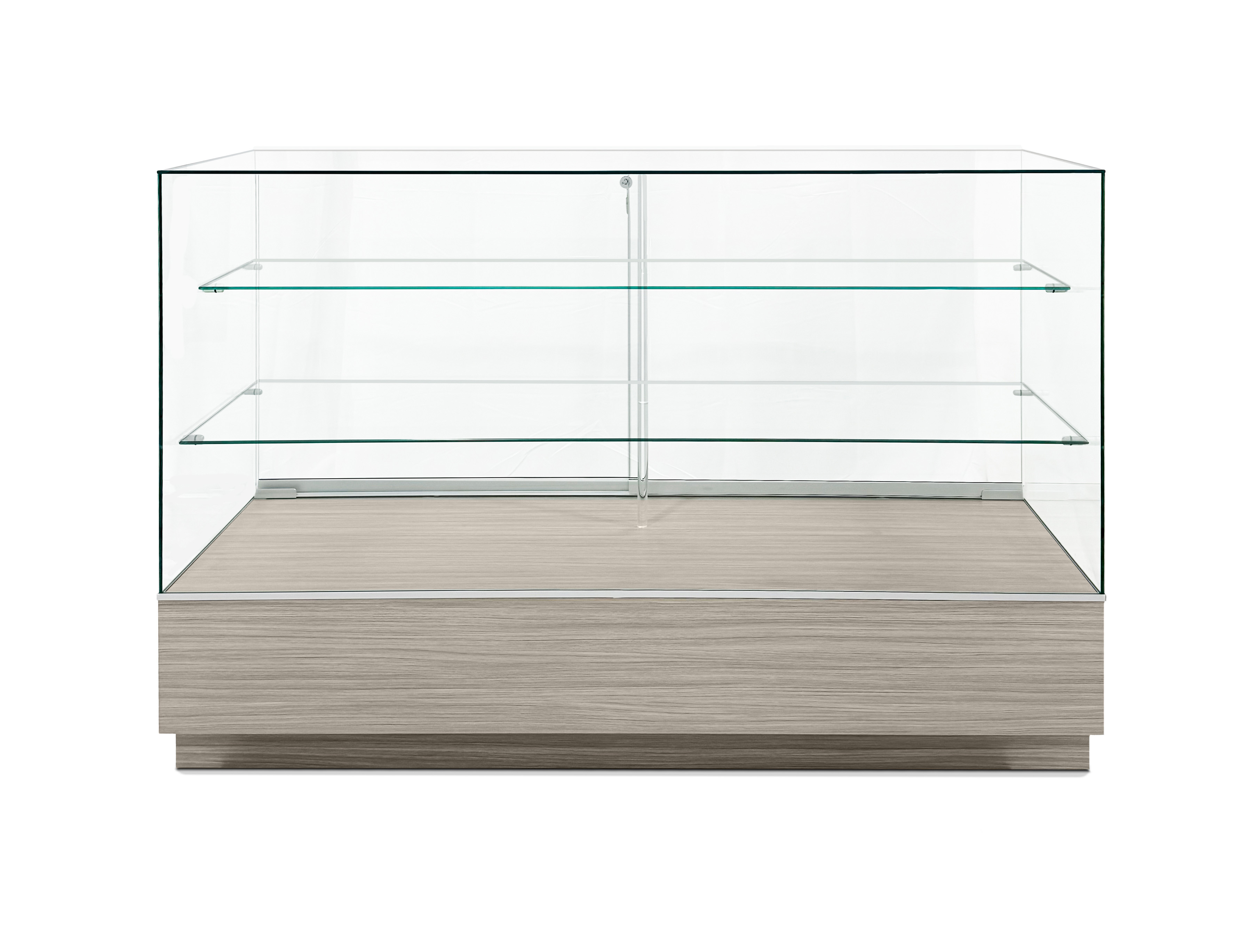 Glass Display Counter | Full Vision with Sliding Doors | Displays2Go