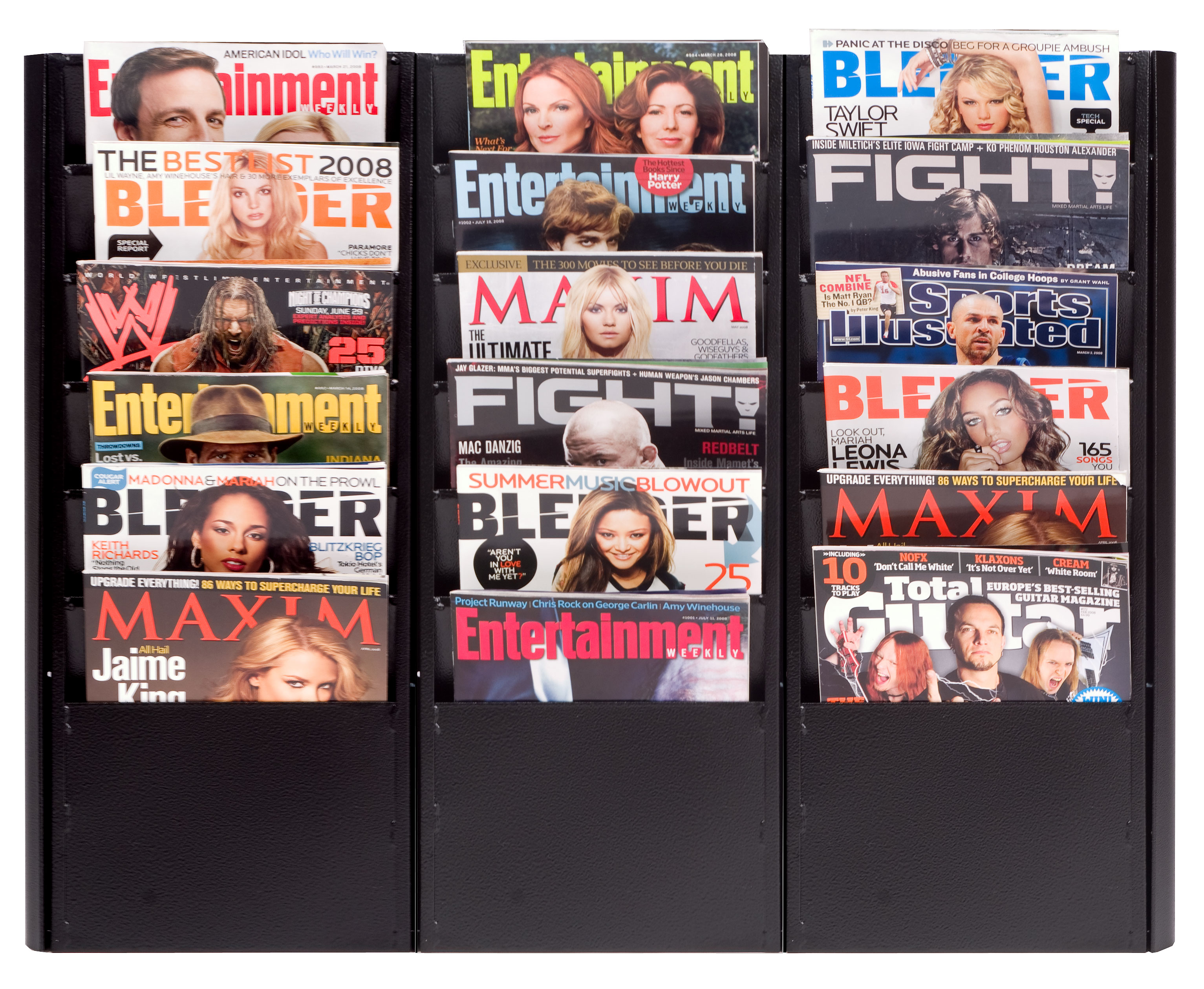 Small Magazine Display Case This Wall Magazine Holder has pre-drilled holes for easy mounting ...