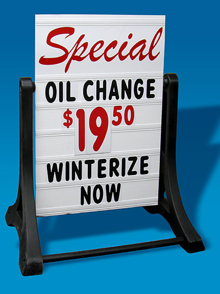 24 x 36 Letter Board Sign | Changeable Sign w/ Letter Kit | Displays2Go