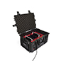 26.18" x 19.33" x 13.46" Multiple charging station case with impact resistant case