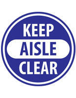 Keep Aisle Clear