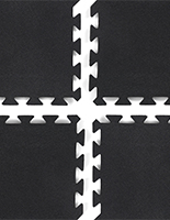Interlocking foam mats with antimicrobial surface