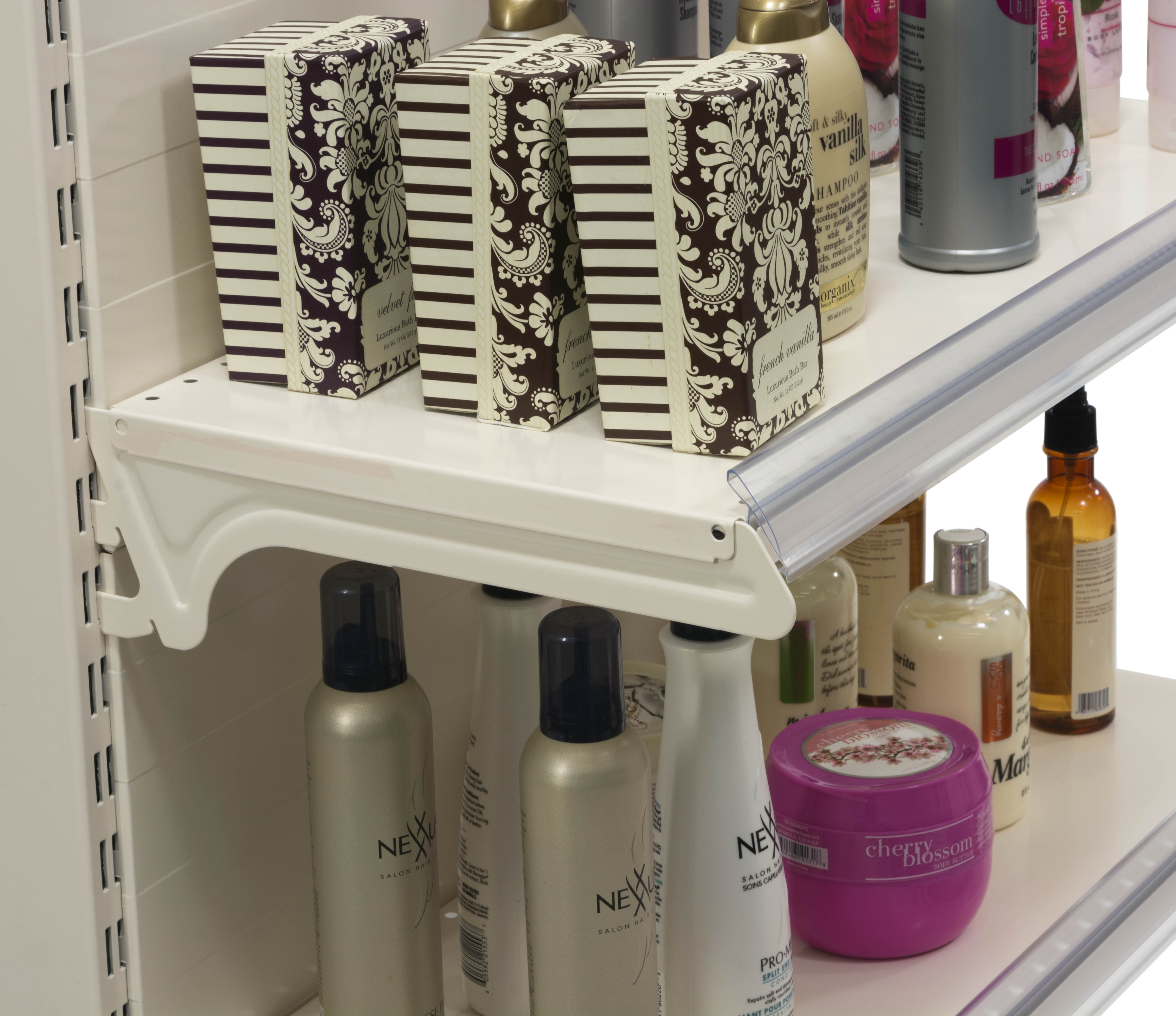 Gondola Shelving Accessories | Clear Plastic Price Slot | Displays2Go