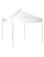 5x5 pop up canopy with white polyester topper