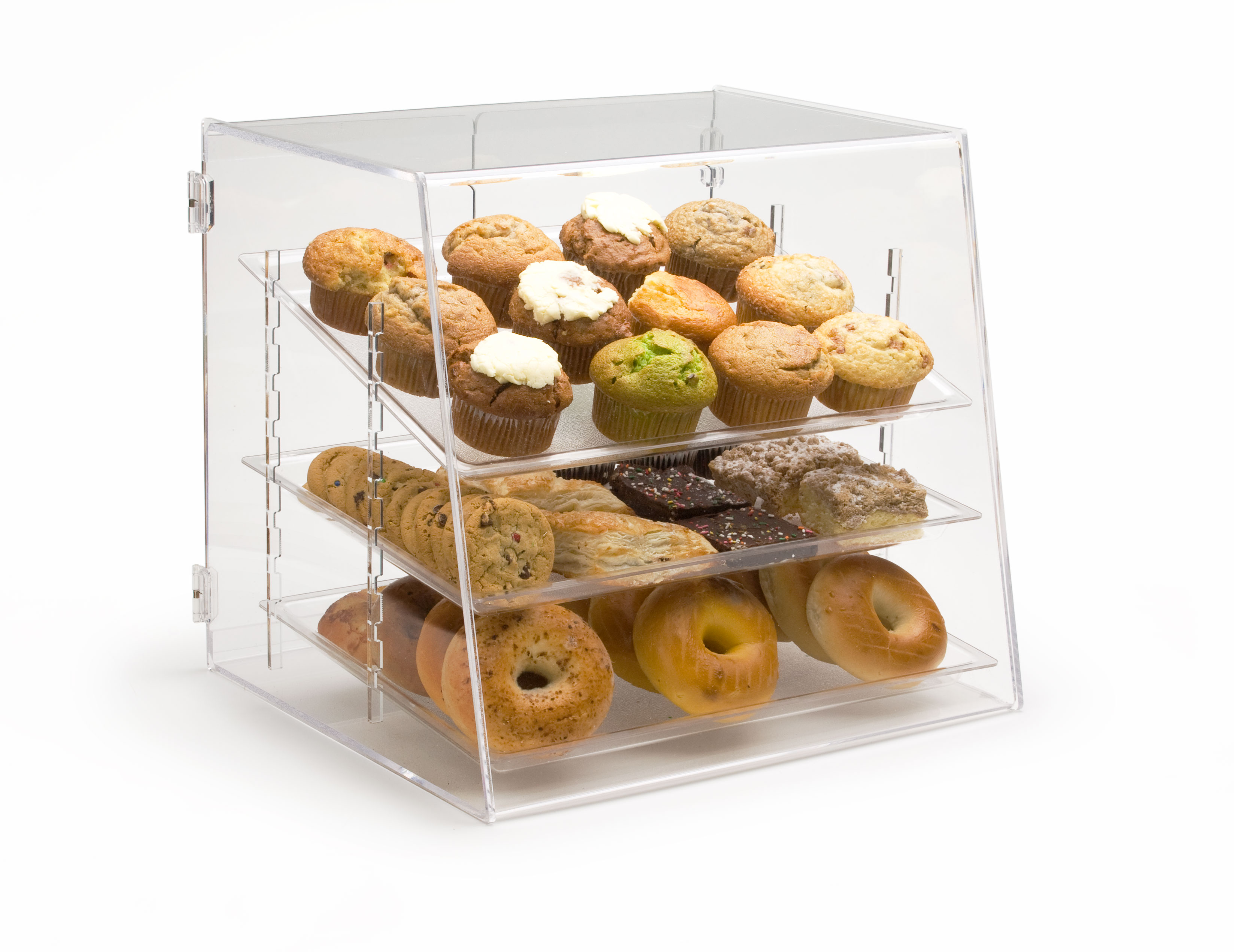 Pastry Bins - (3) Plastic Trays To Showcase Goods