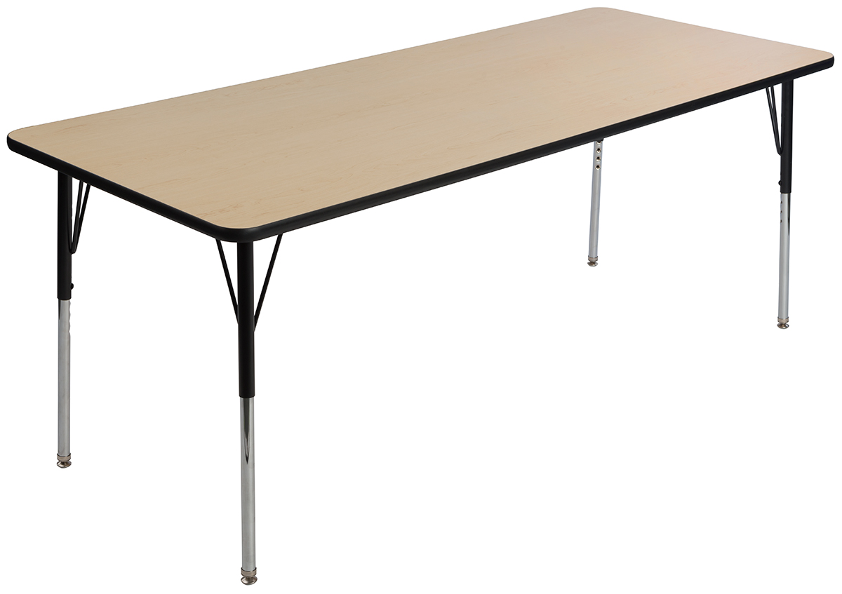 Rectangular Activity Table Rectangular Activity Table | 72” Long Top | Displays2Go