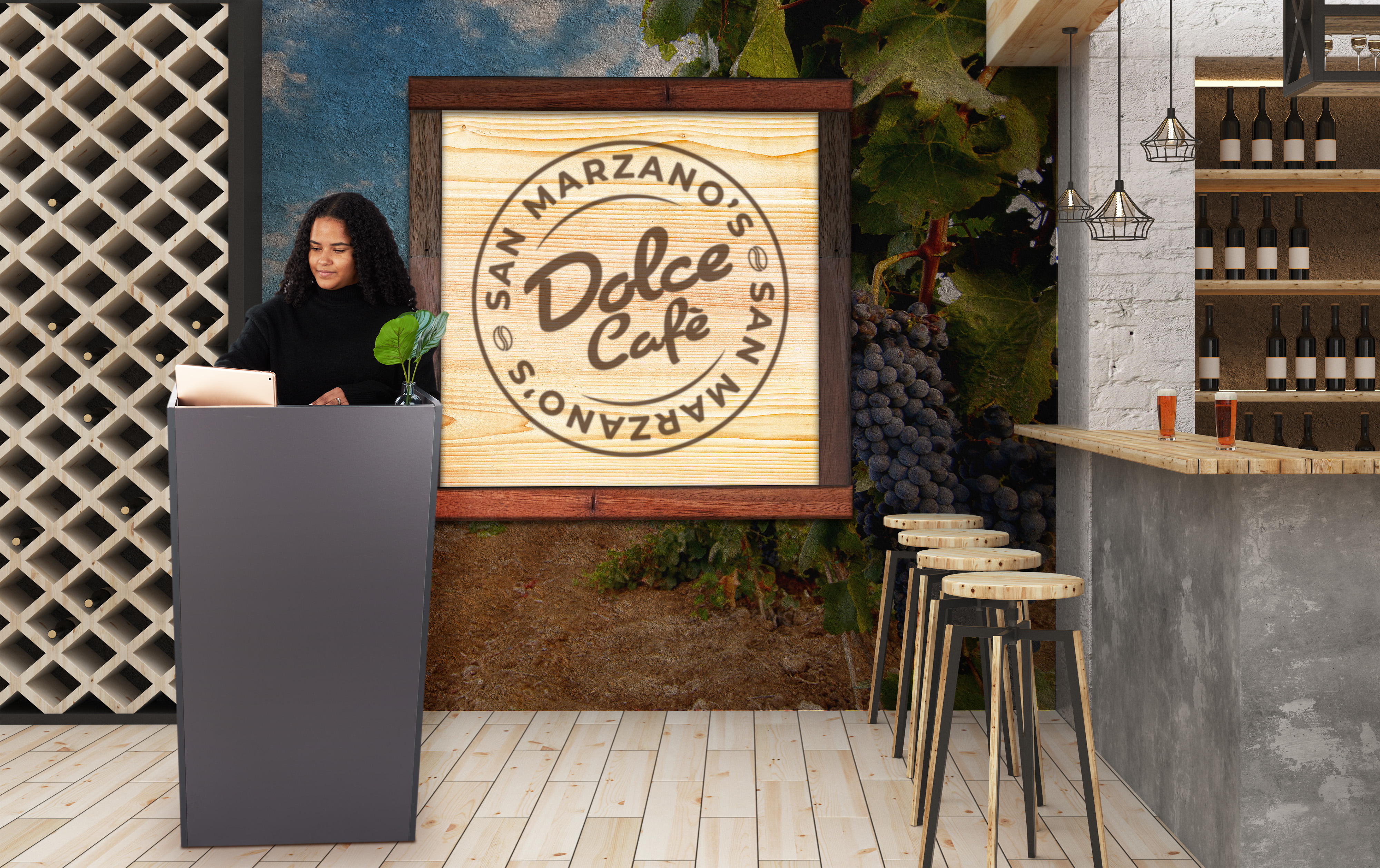 Hostess Station | Mobile Podium for Restaurant Hosts