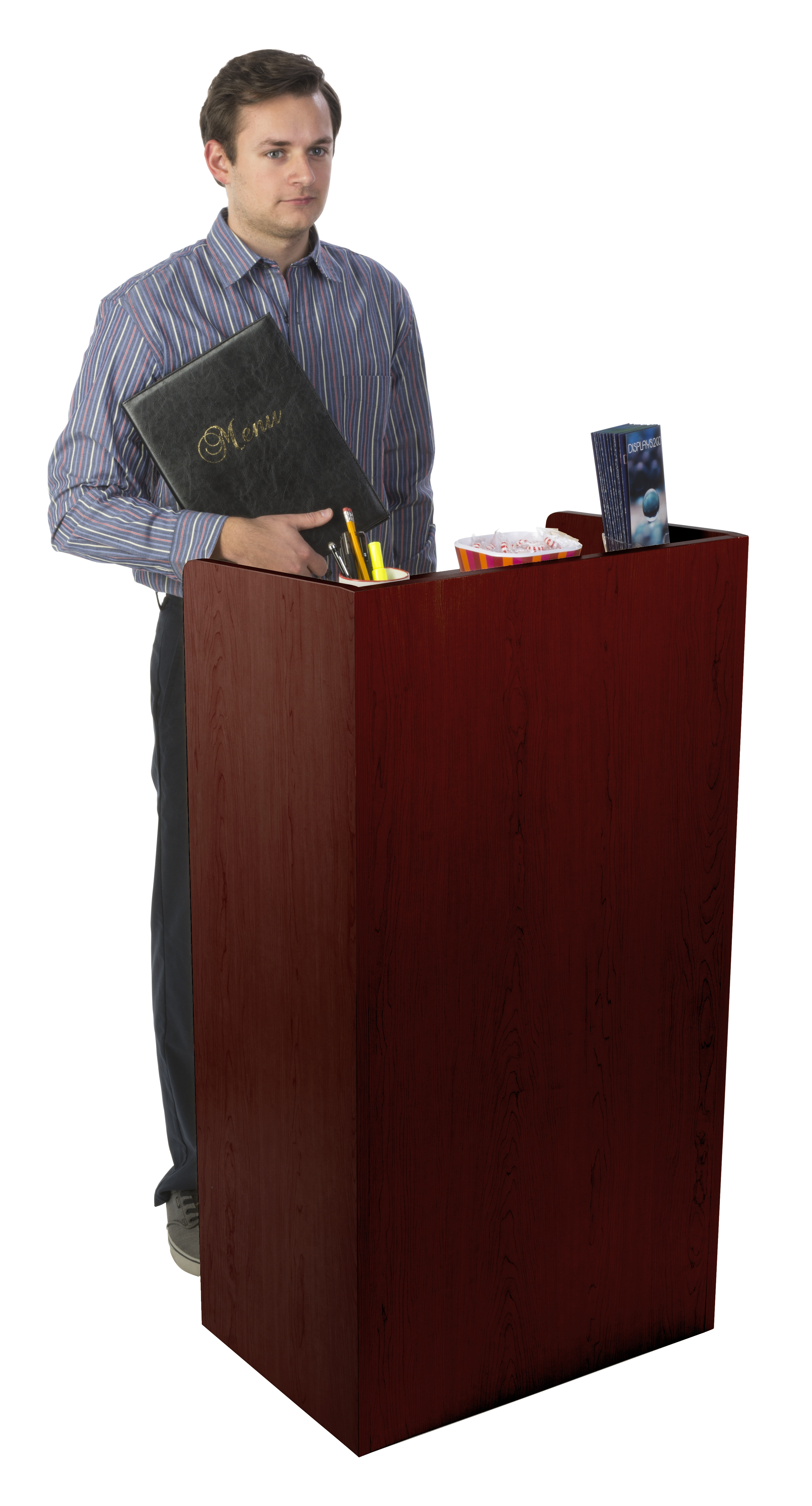 Hostess Counter | Maple Melamine Coating | Displays2Go