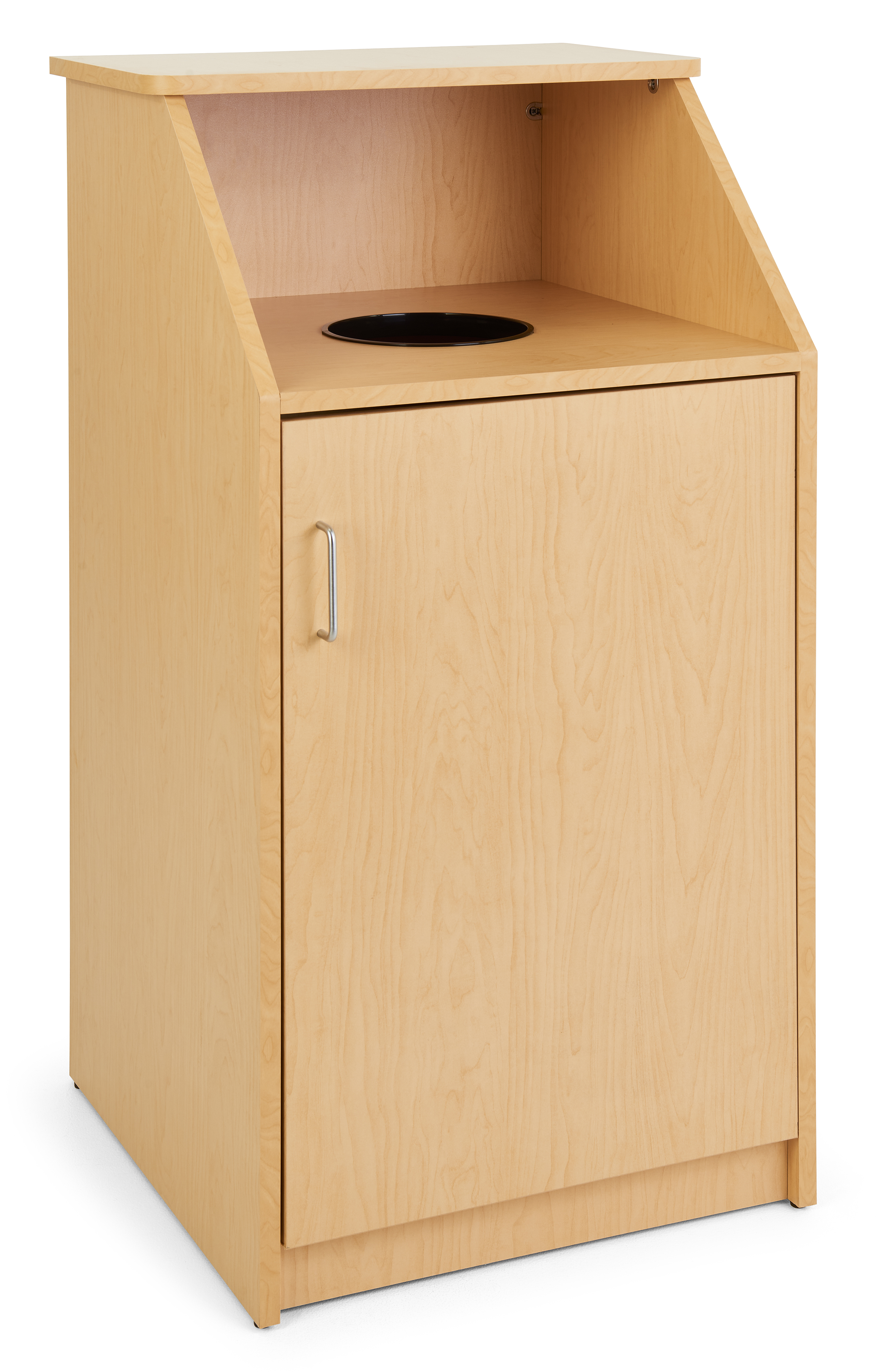 25 Gallon Trash Receptacle in Choice of Finish - Oak Street Manufacturing