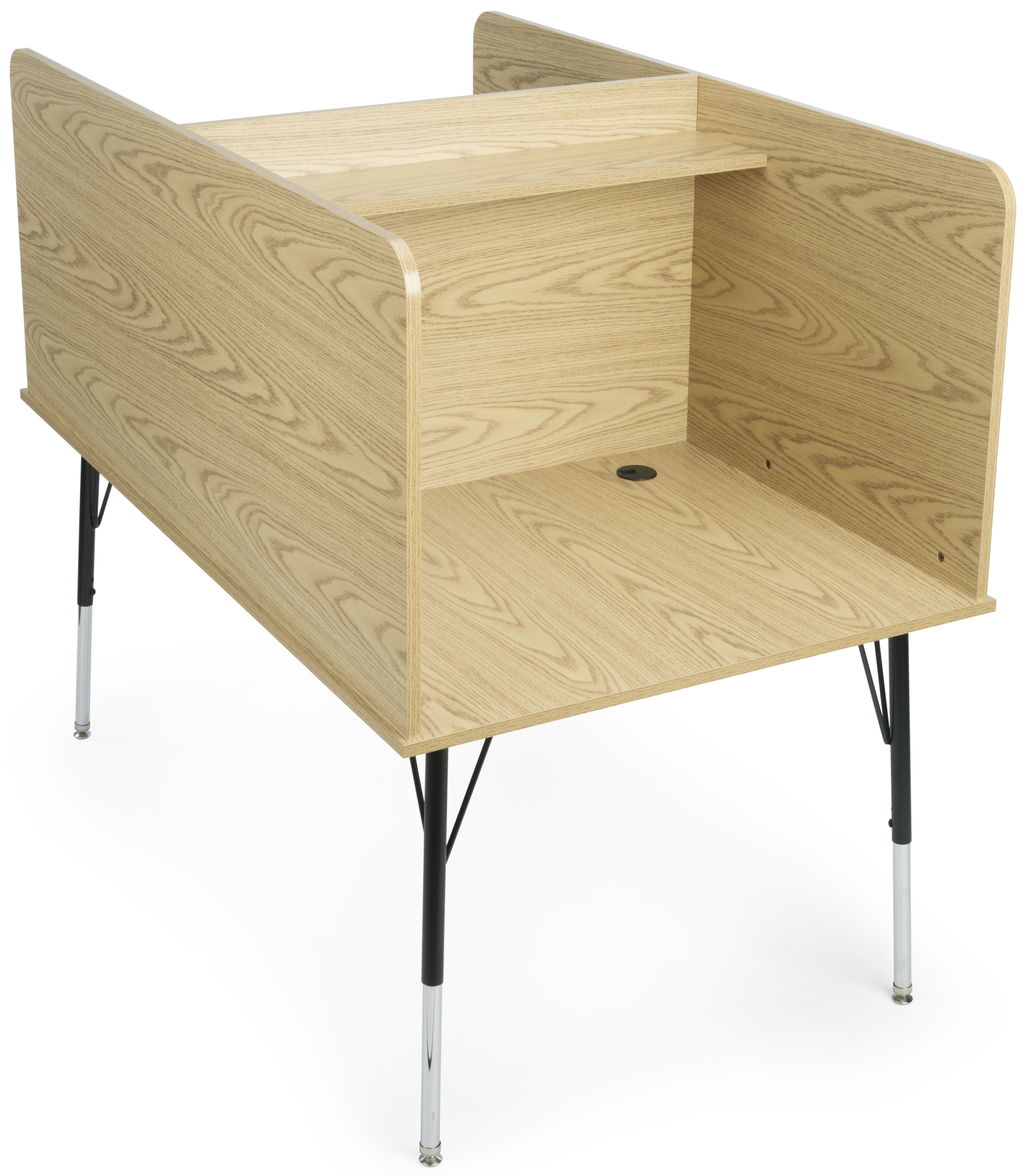 Study Carrel Desk | Height Adjustable from 45”-52” | Displays2Go