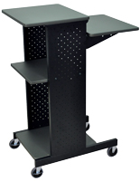 Laptop Station with Wheels, Height Adjustable