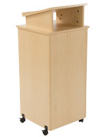 Rolling Lectern Is Made From Lasting Construction