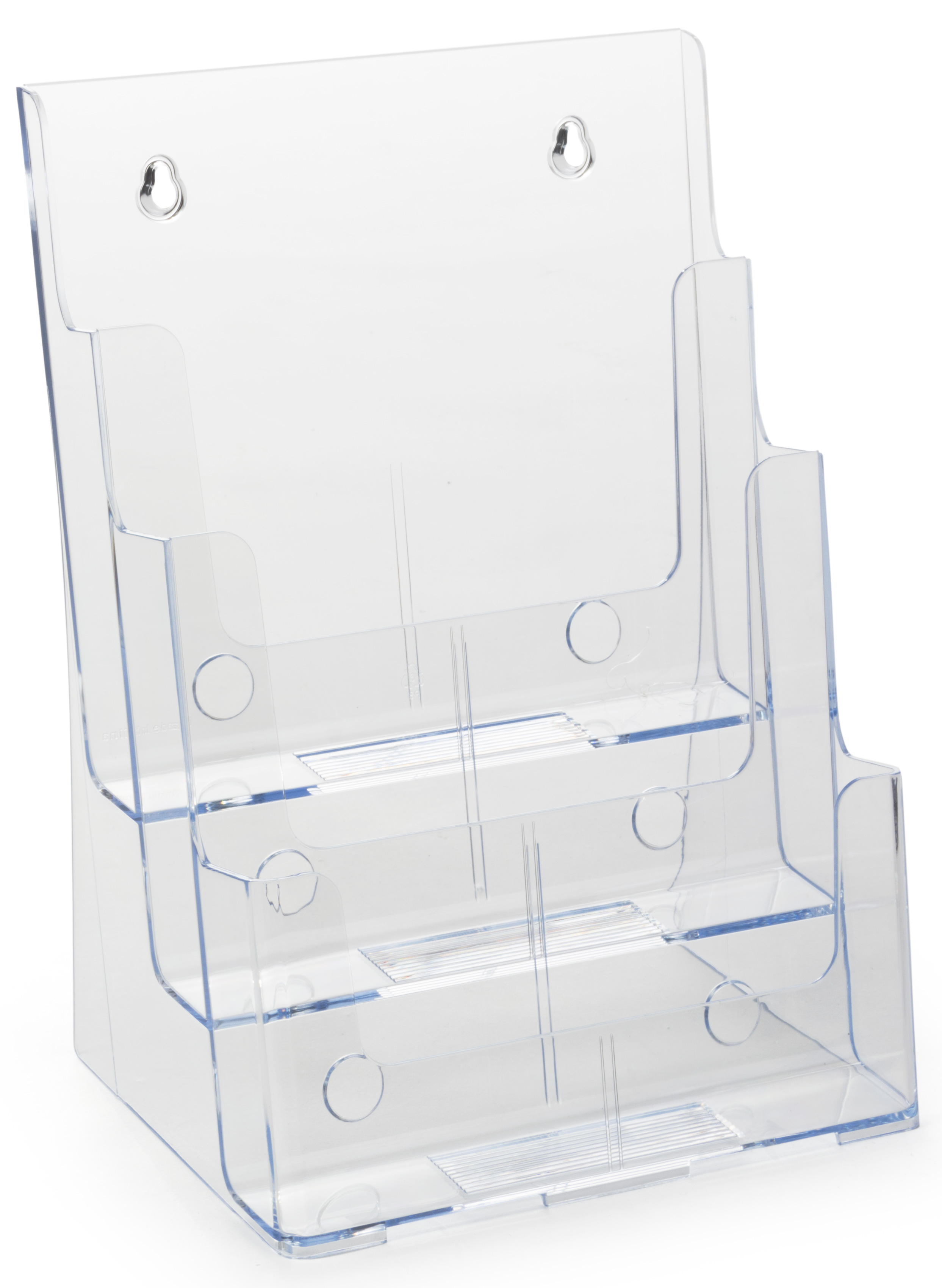 Plastic Magazine Display | Molded Holder with 3 Tiers | Displays2go