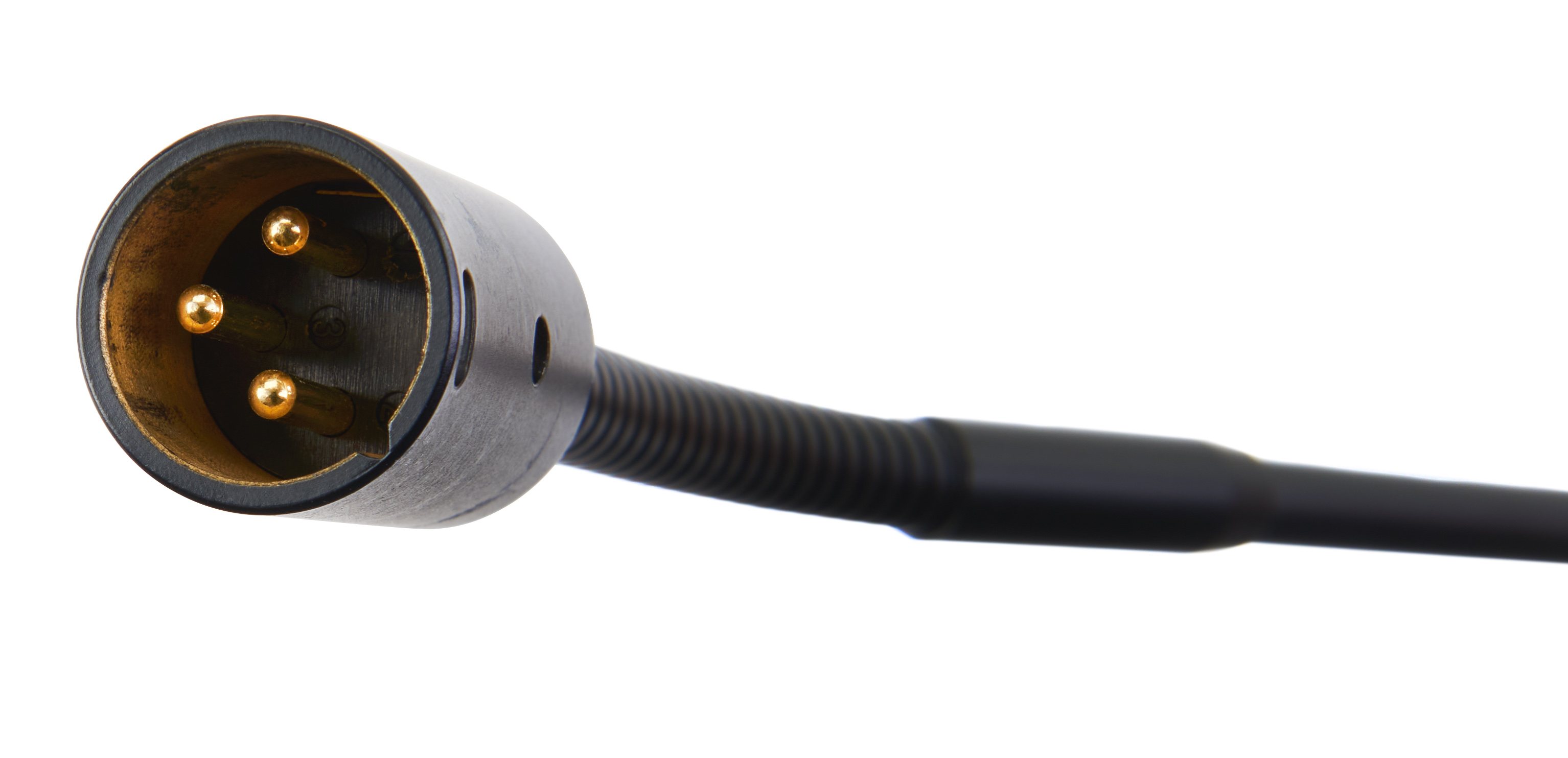 Gooseneck Microphone for LDLECT Podiums, Metal and Steel - Black - Image 3