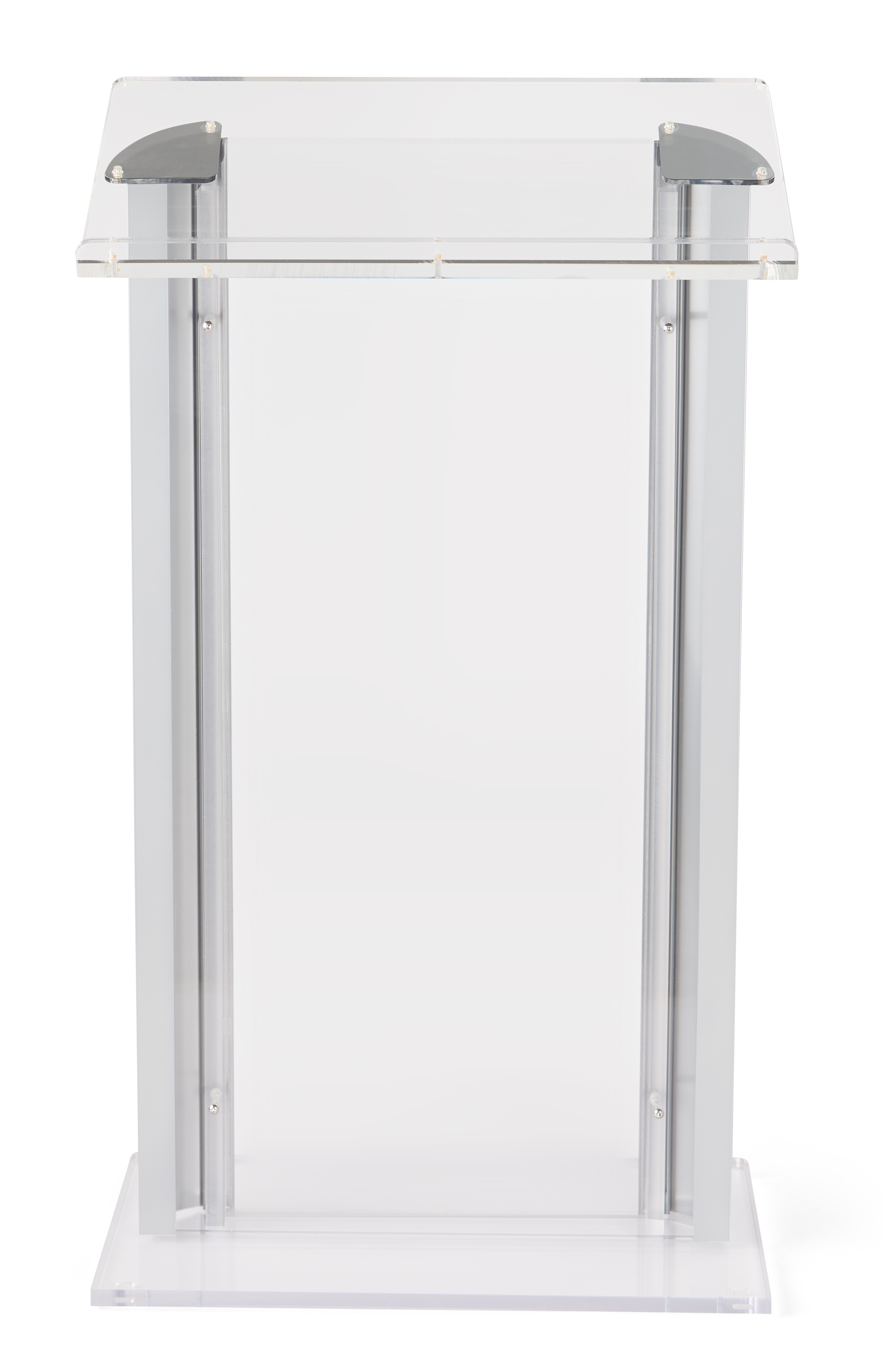 Recycled Plastic Lectern | Frosted Modesty Panel | Displays2Go