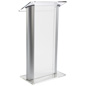 Modern Frosted Plastic Lectern