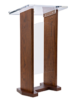 podium pulpit with choice of front panel