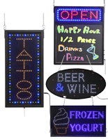 Huge assorment of LED signs offered at incredibly low prices.