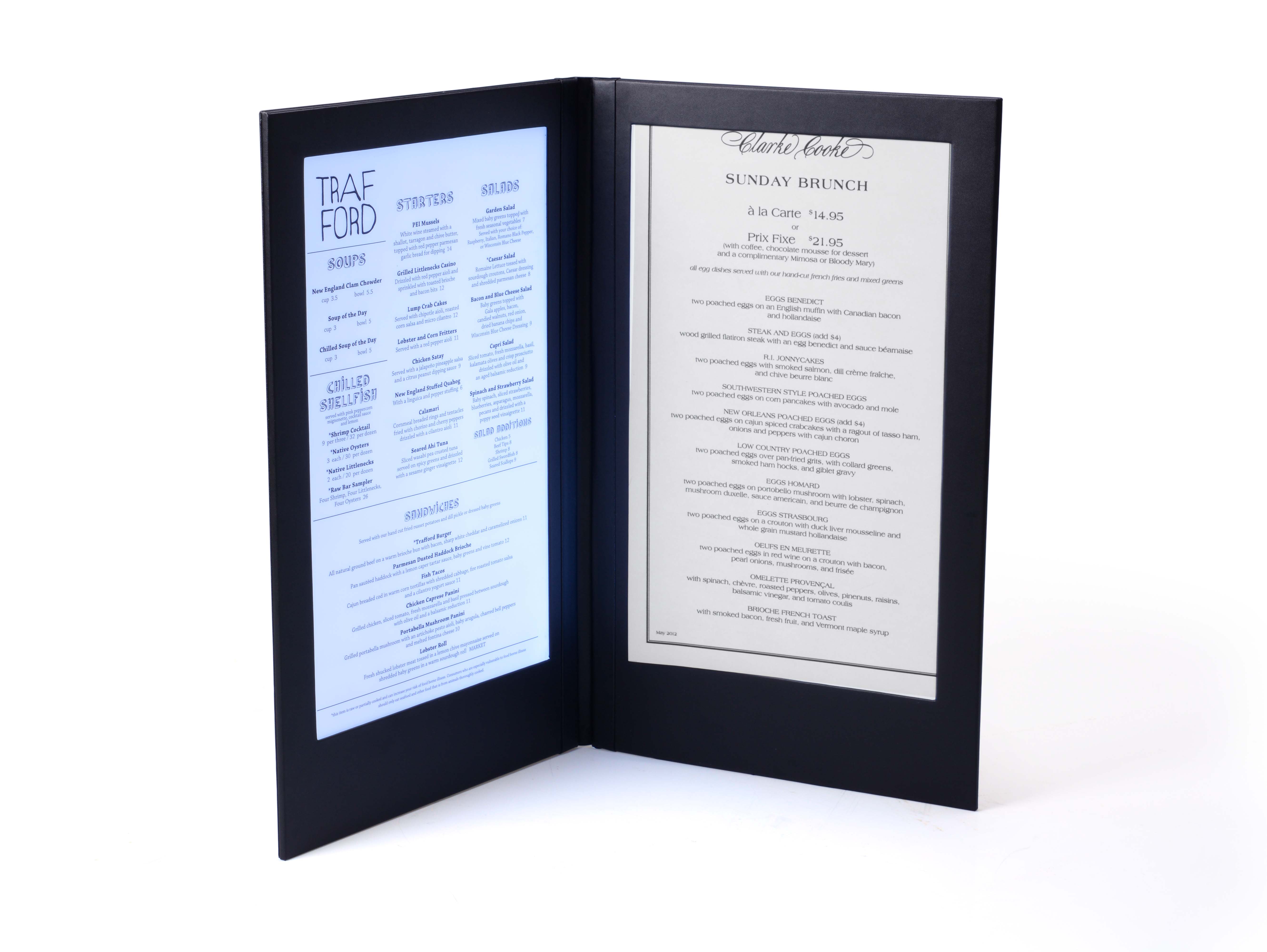 Illuminated Menu | Light Up Display for Upscale Restaurants | Displays2Go