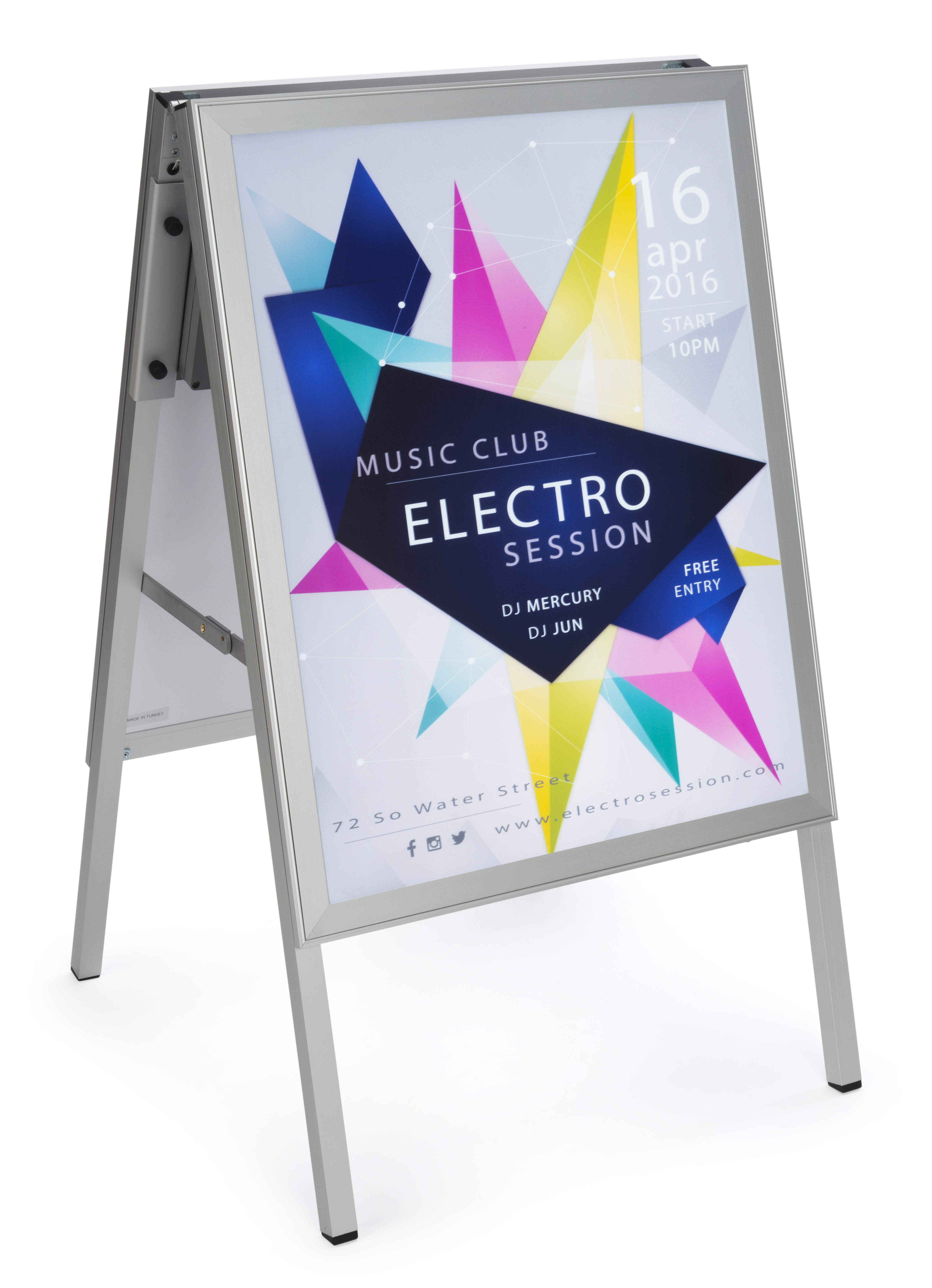 LED Sidewalk Sign | Lithium Ion Battery | Displays2Go