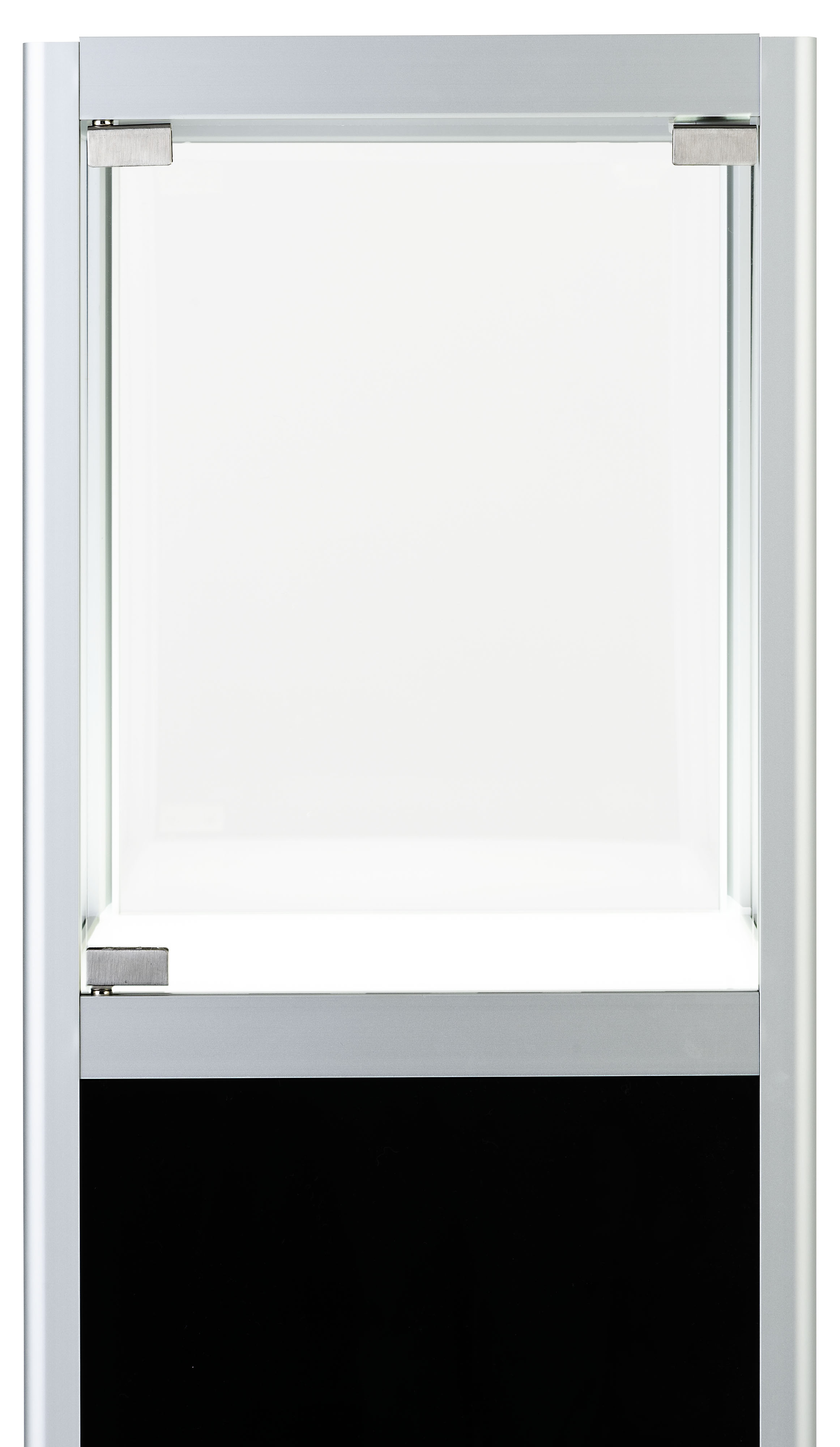 Illuminated Panel Display Pedestal | Magnetic Press Lock Closure ...