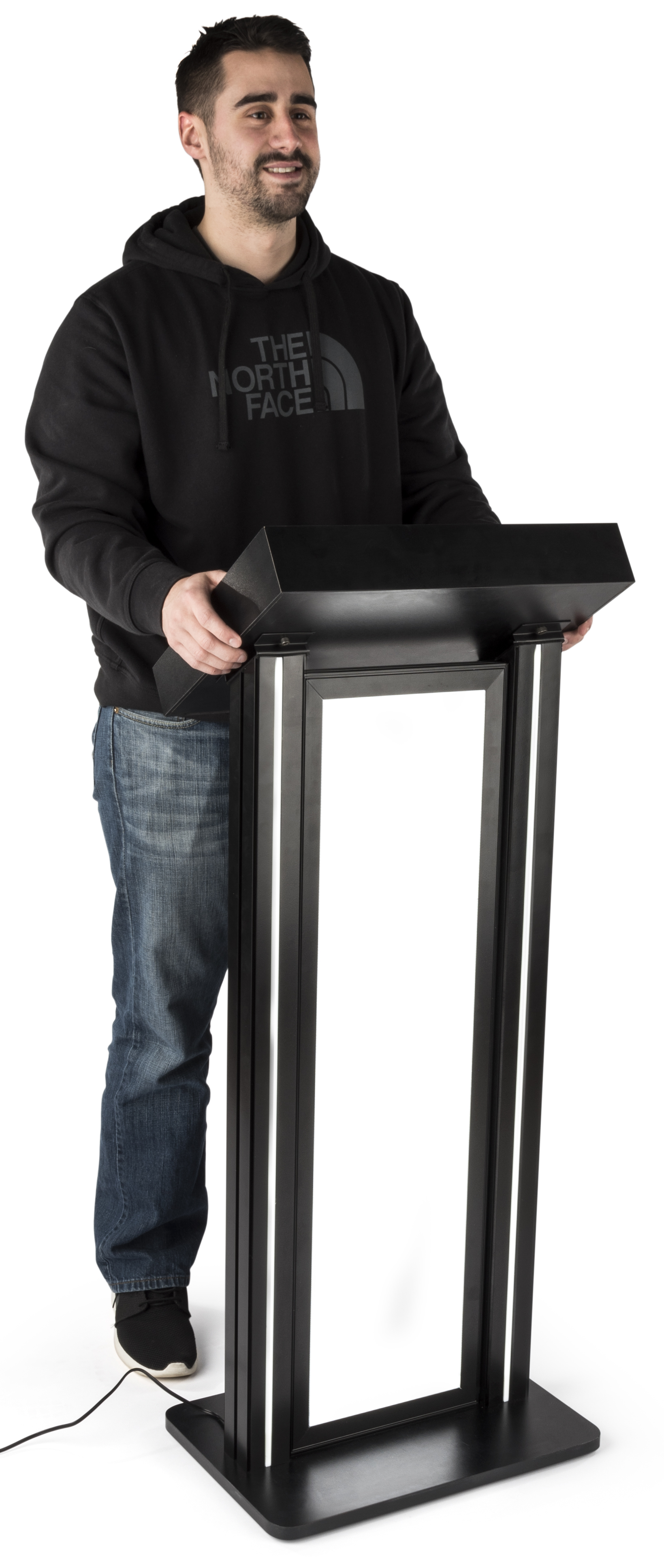 Podio Led LED Podium | Illuminated Front Panel | Displays2Go