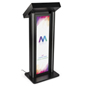 LED Podium with Graphic for Presentations