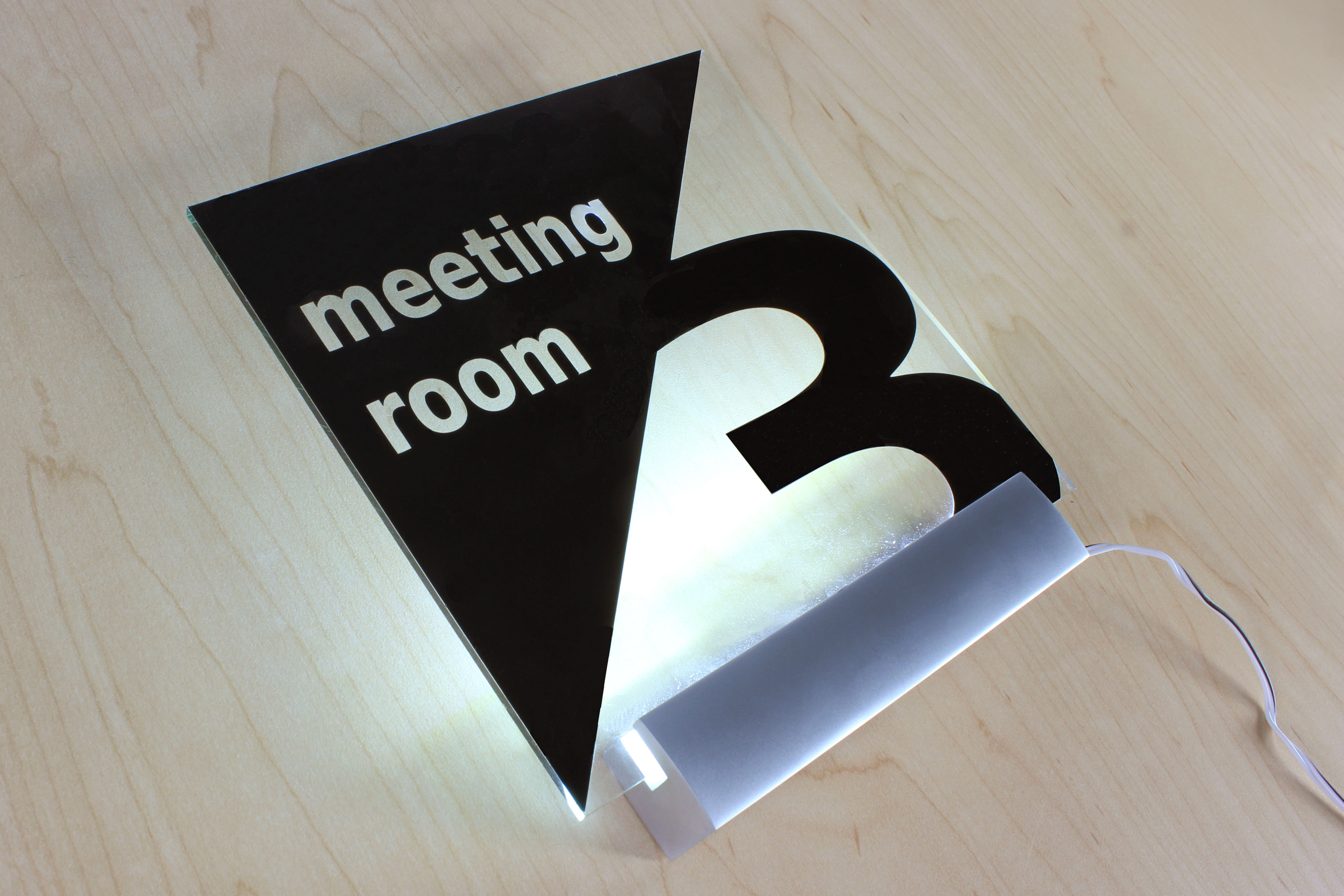 Rail Sign Lighting Sign Rail | Illuminated Signage w/ LED Lighting | Displays2Go
