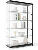 Modern LED Display Cabinet with Aluminum Construction