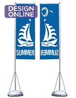 outdoor flags and banners