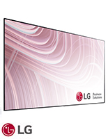Digital advertising TV with LG SuperSign software