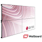 4 TV video wall system with a two by two orientation