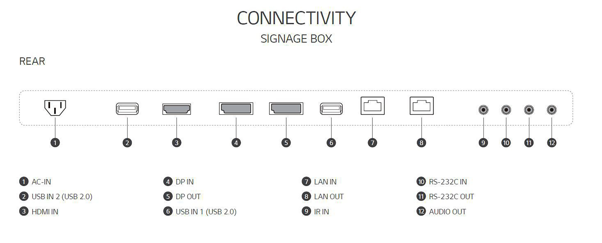 LG Transparent OLED Signage | 55