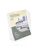 Acrylic magazine holder for wall or counter