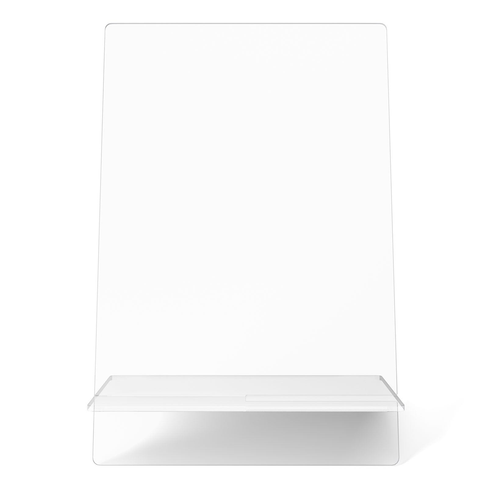 Acrylic Literature Holder, 10"w, Tabletop, Ships Flat, Set of 2 - Clear - Image 4