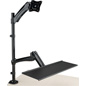 Swiveling Sit Stand Monitor Arm