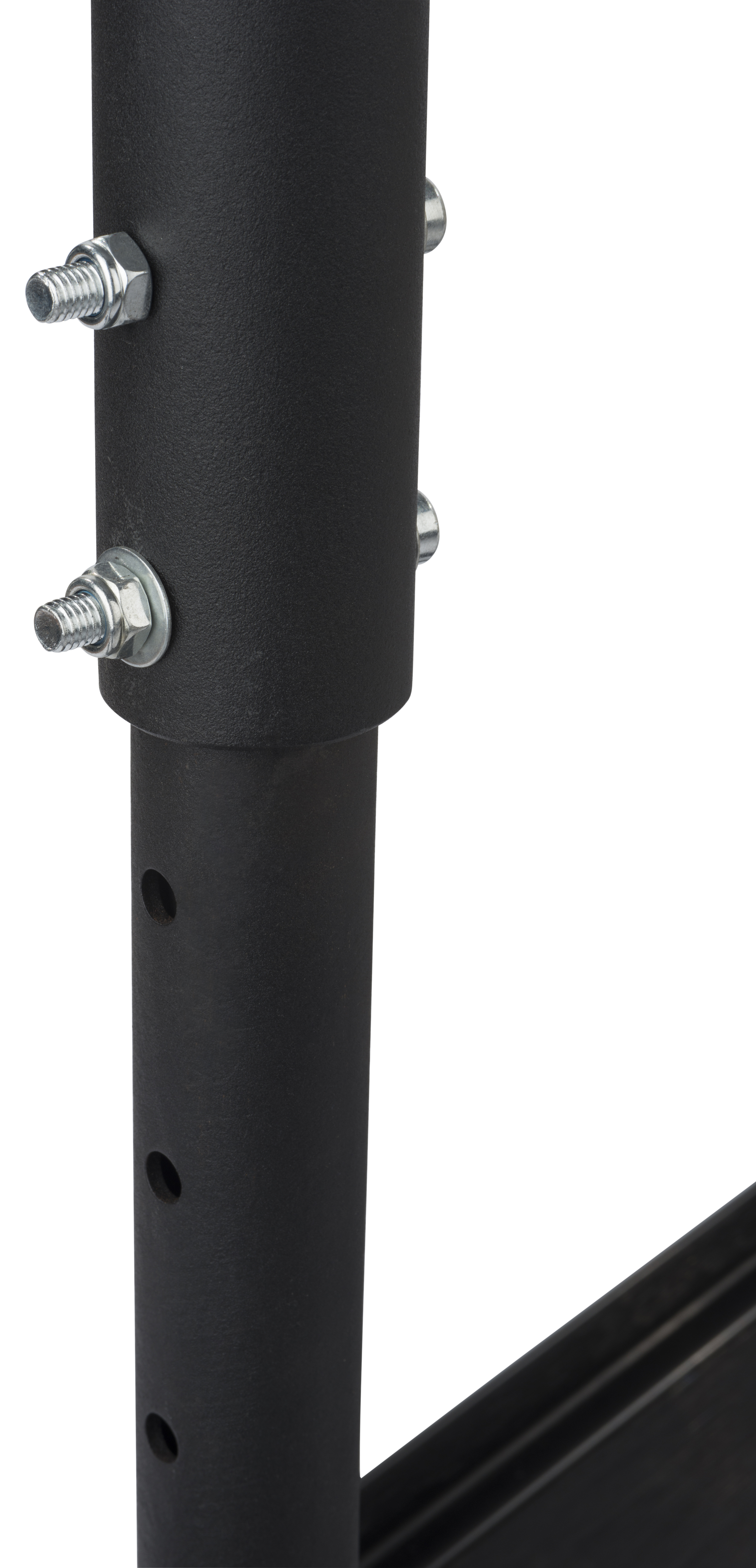 Ceiling TV Mount for (2) 30"-60” Monitors, Tilting Bracket, Adjustable Height - Black - Image 5