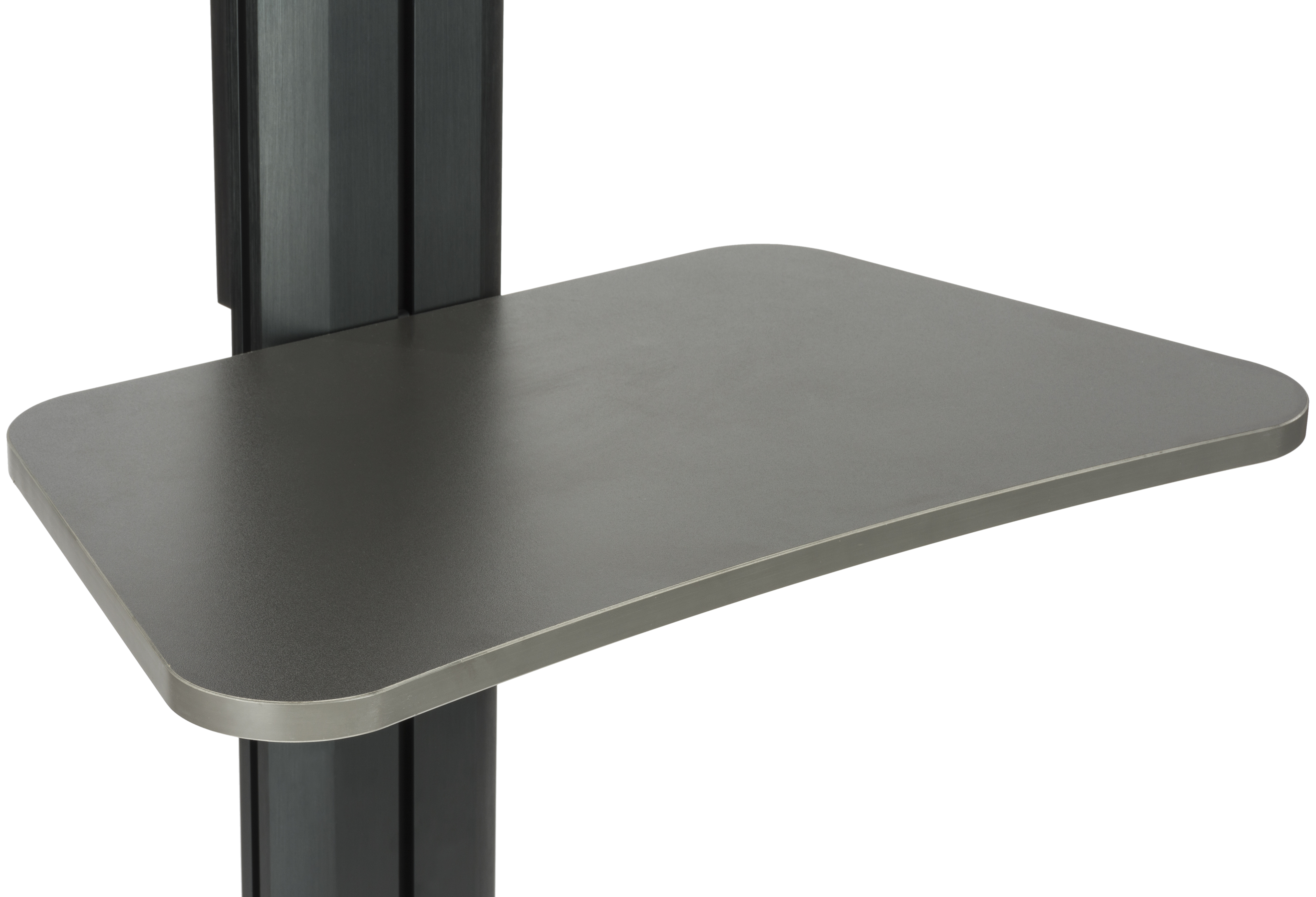 Multiple Computer Stack Shelf Multi-Monitor Standing Computer Cart | Included Accessory Shelf ...
