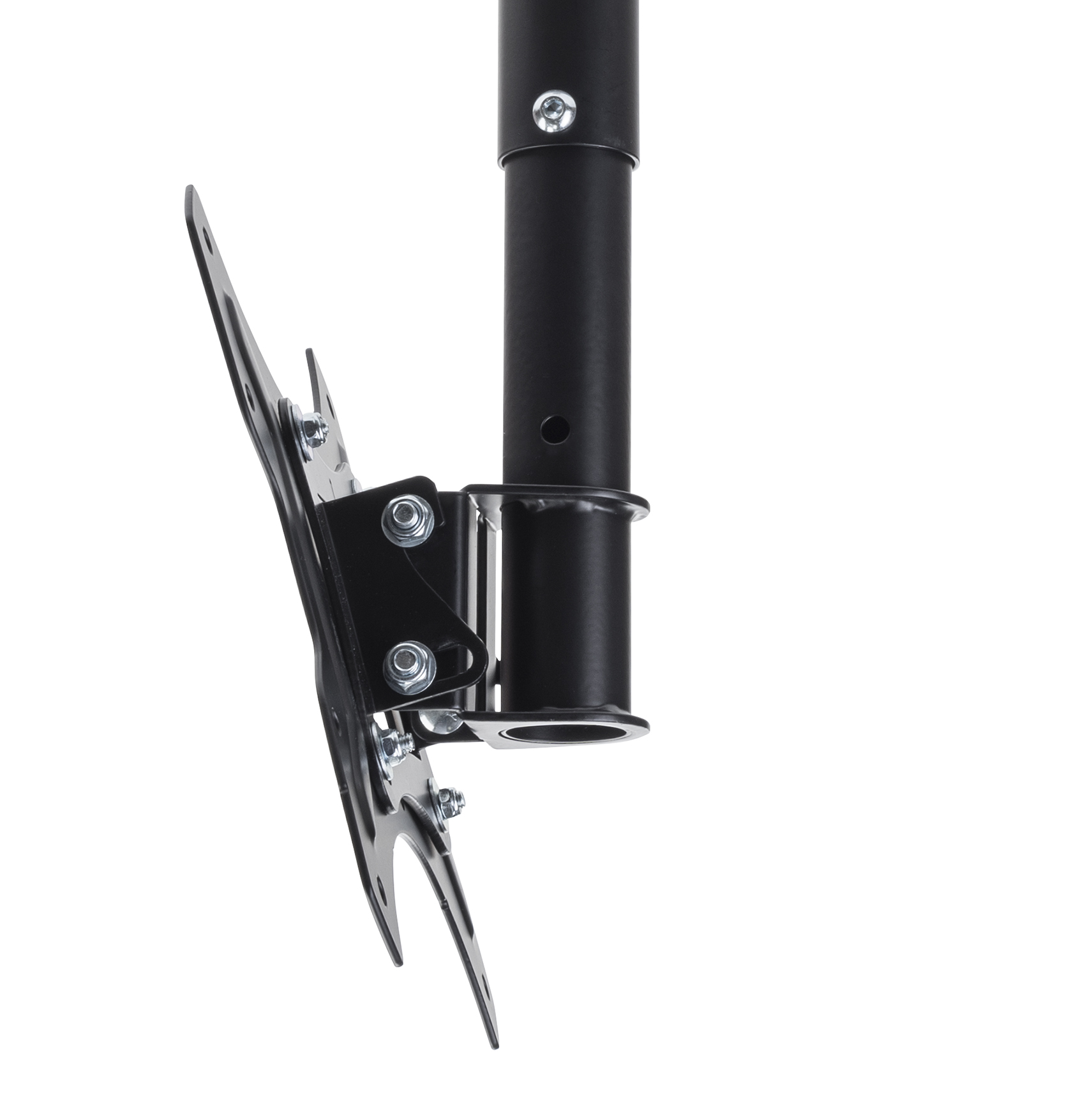 Ceiling TV Mount, Fits 26" - 55'' Monitors, Height-Adjustable, Rotating - Black - Image 6