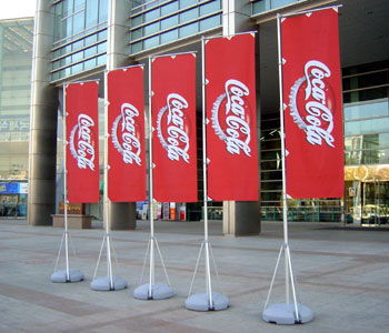 Advertising Flags Outside Corporations