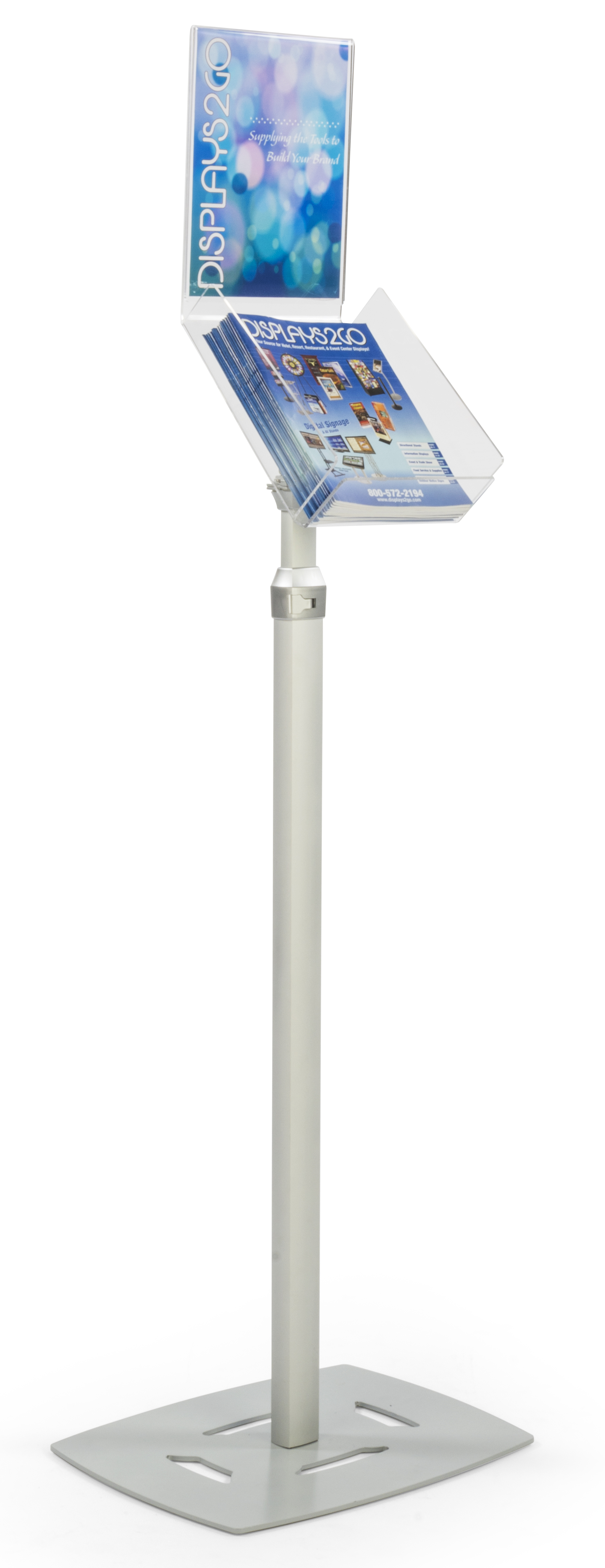 silver-magazine-tray-stand-8-5-x-11-acrylic-sign-holder