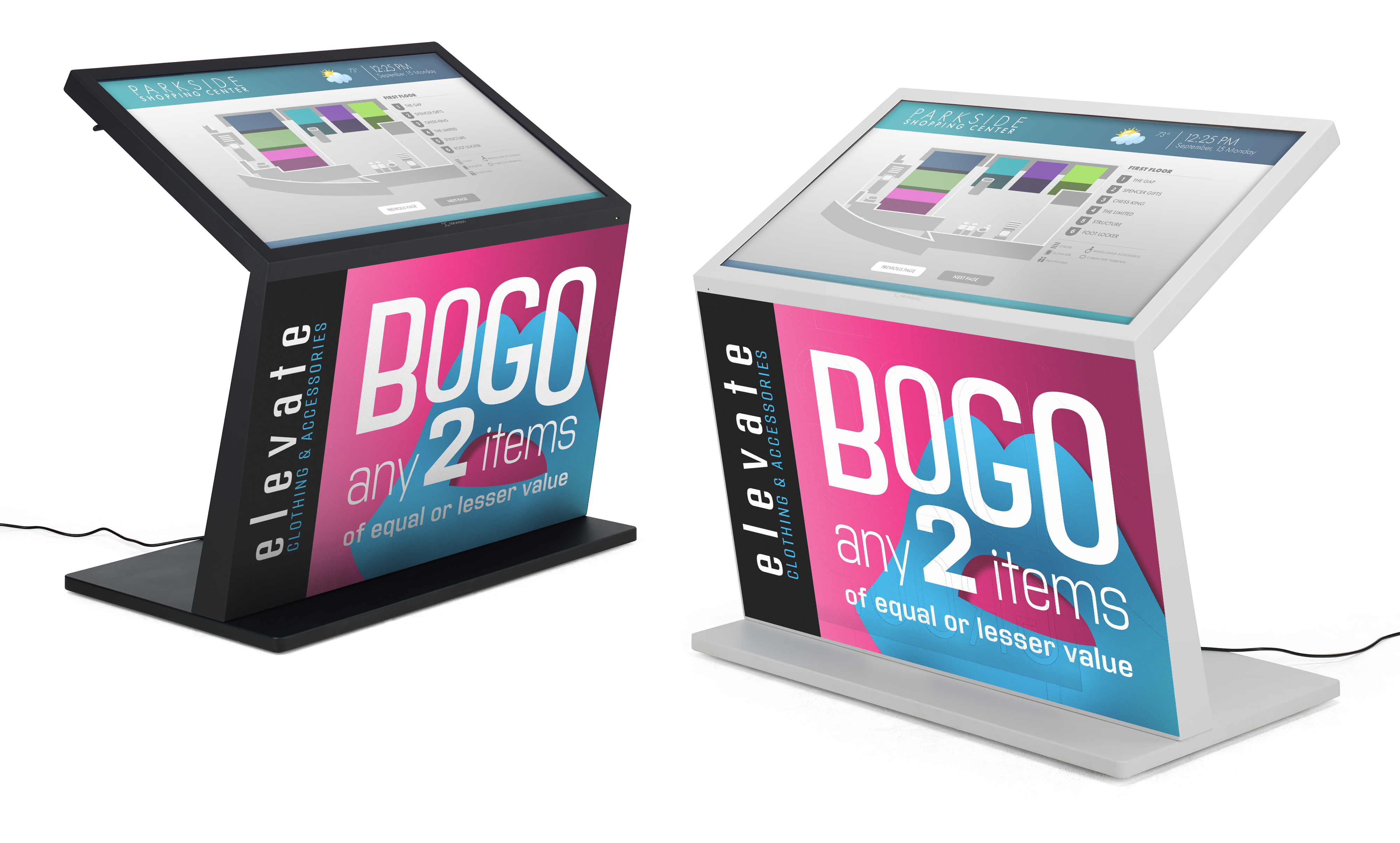 Touch Screen Interactive Kiosk | Shop Digital Signage | Displays2Go