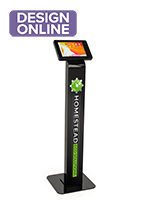 Magnetic graphics for navigator series tablet floor stands with full color artwork