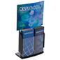 Convex Sign Holder & Brochure Display with 2 Pockets