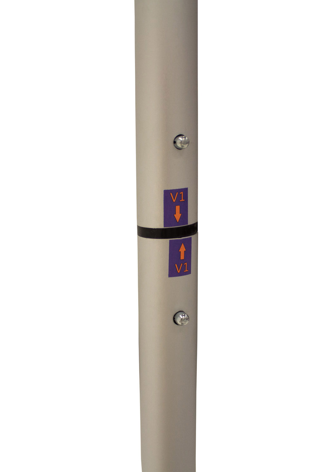 33" x 79" Weighted Sidewalk Sign Stand, Custom Printing, Fillable Base - Gray - Image 2