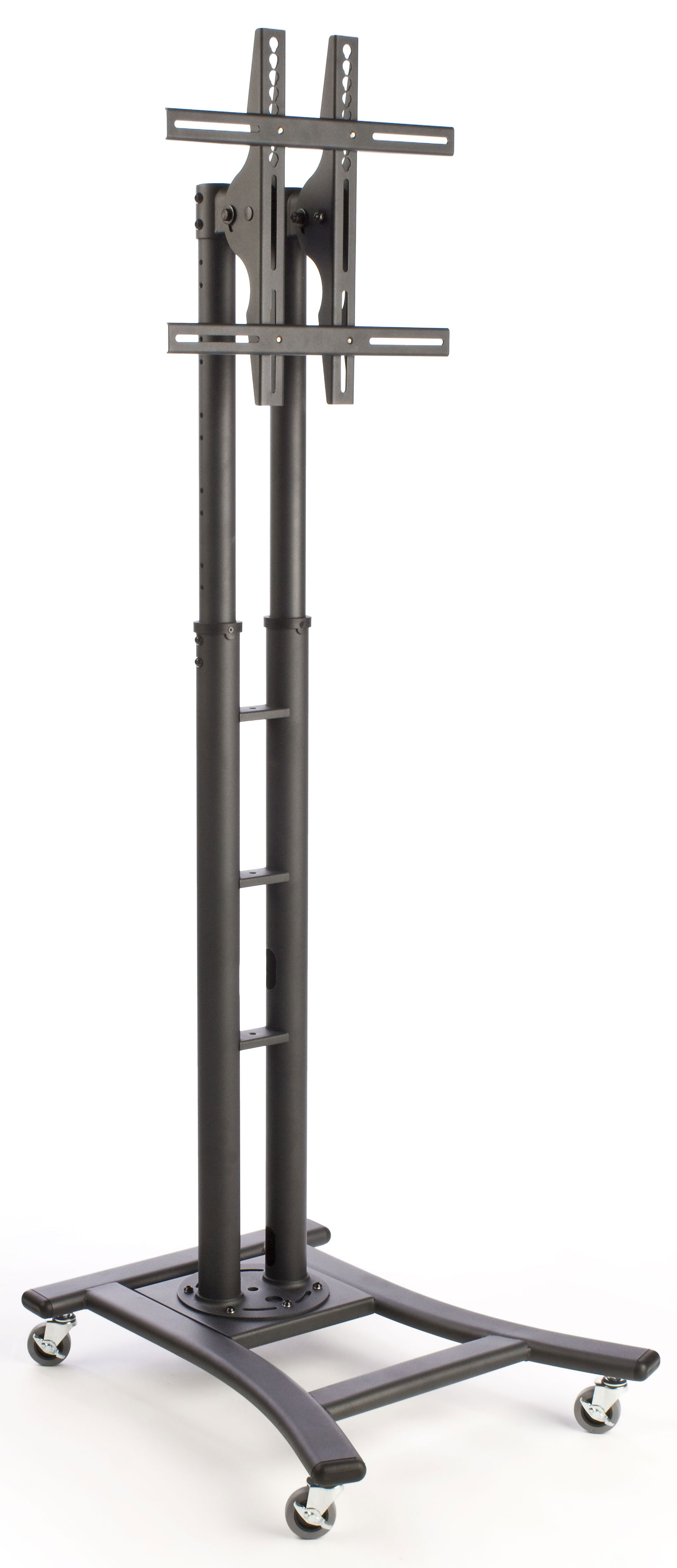 LED TV Stand for Floor | Height-Adjustable Display with Wheels ...