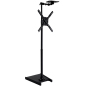 TV Stand for Window Displays, Fits Monitors 27”-60”, Camera Shelf, Adjustable - Black - Image 5