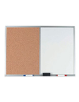 Dry Erase Board with Dual Cork Surface