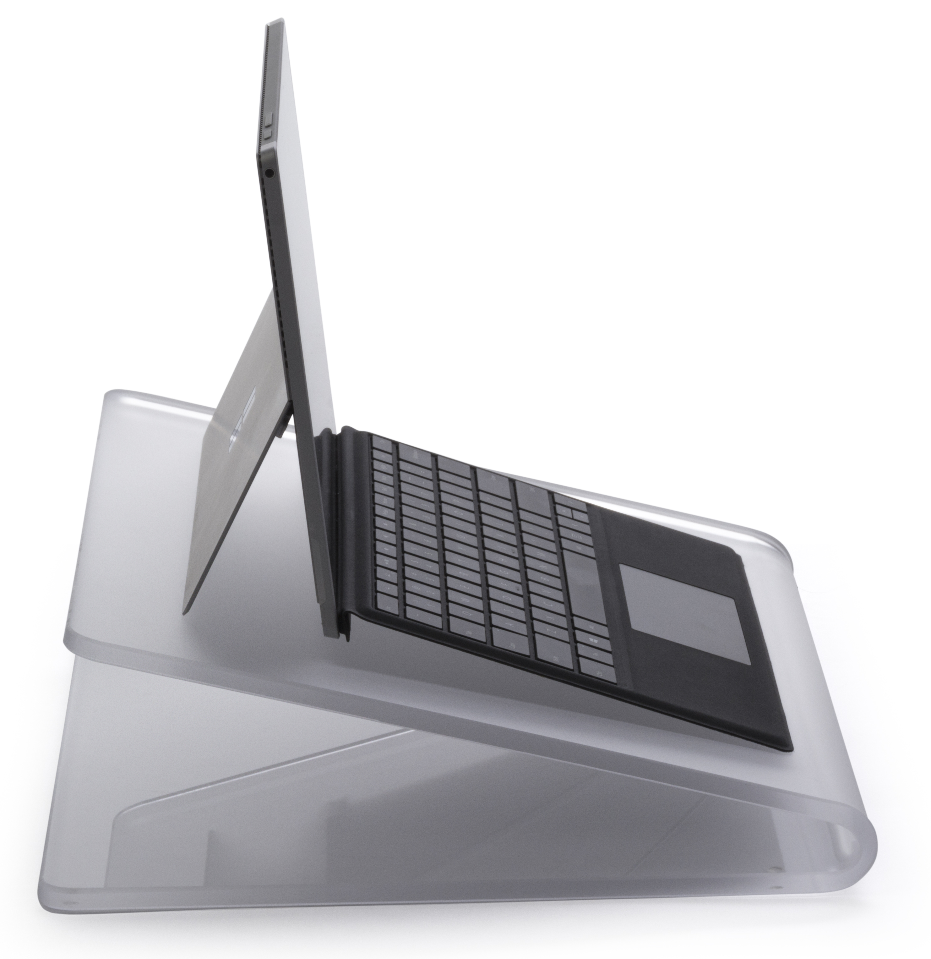 Acrylic Laptop Riser | Single Bend Design | Displays2Go